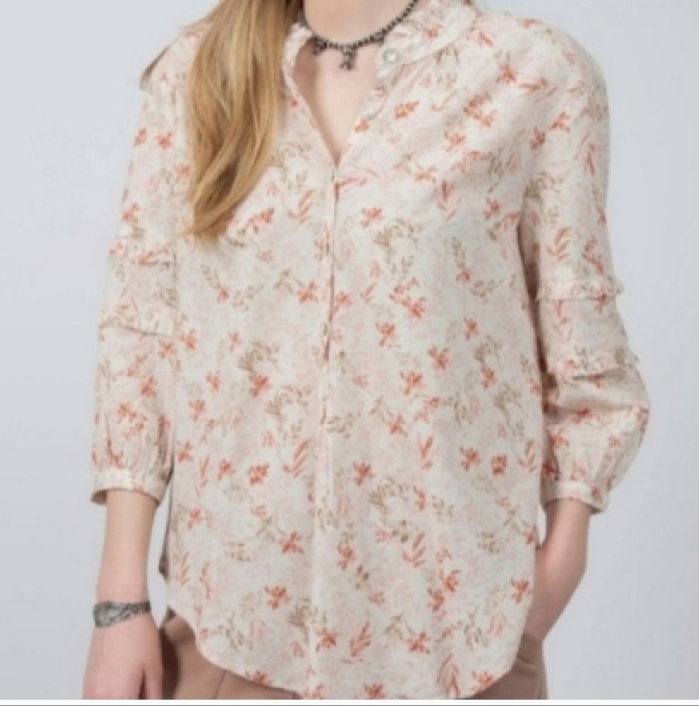 Ivy Jane Blouse Floral Cottagecore Size XS